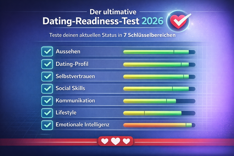 Der ultimative Dating-Readiness-Test 2025 - Teste deinen aktuellen Status in 7 Schlüsselbereichen
